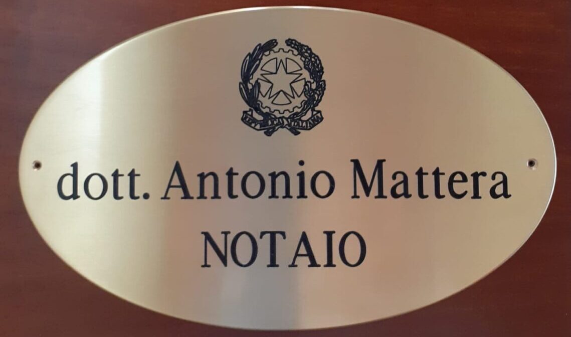 Notaio Antonio Mattera